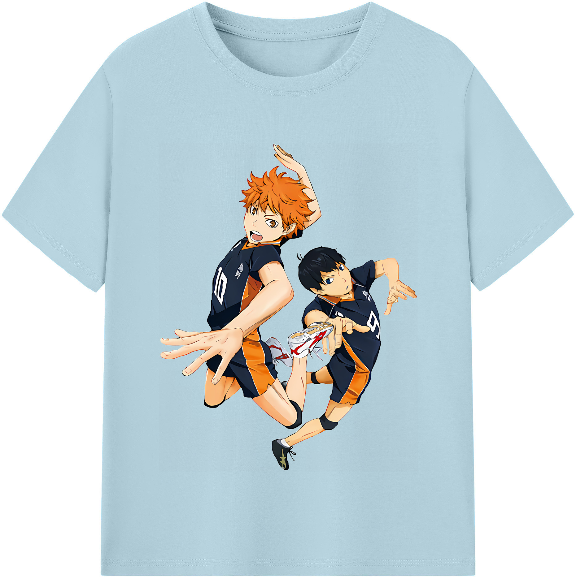 （画像用） ハイキュー!! Haikyu!! 綿100％半袖Tシャツ（フロントプリント）
